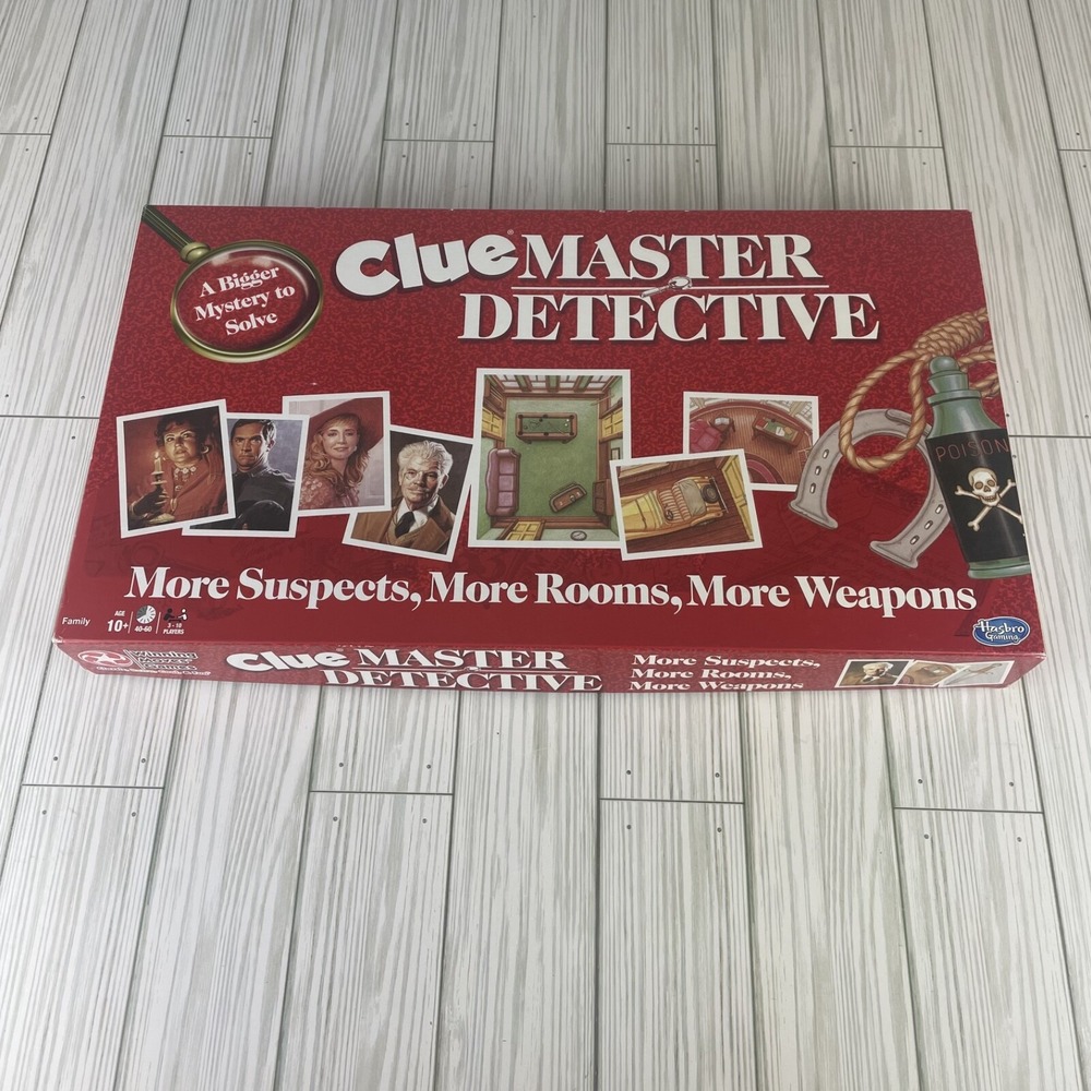 CLUE Master Detective BOARD GAME HASBRO Gaming‎ 2021